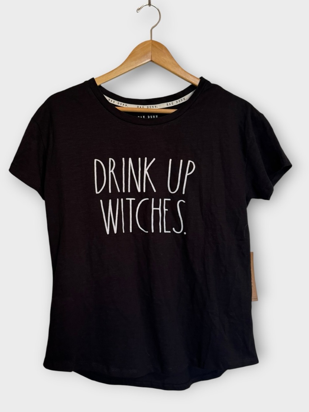 Black Graphic Tee - Drink Up Witches. Halloween